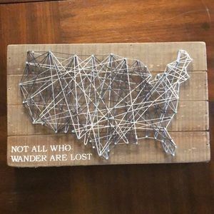 Not all who wander are lost sign